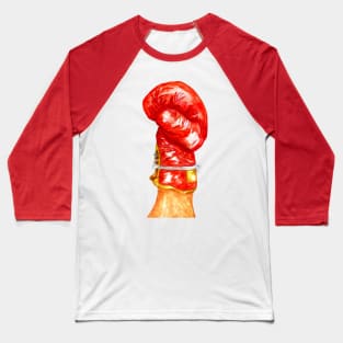 Red Boxing Glove Baseball T-Shirt